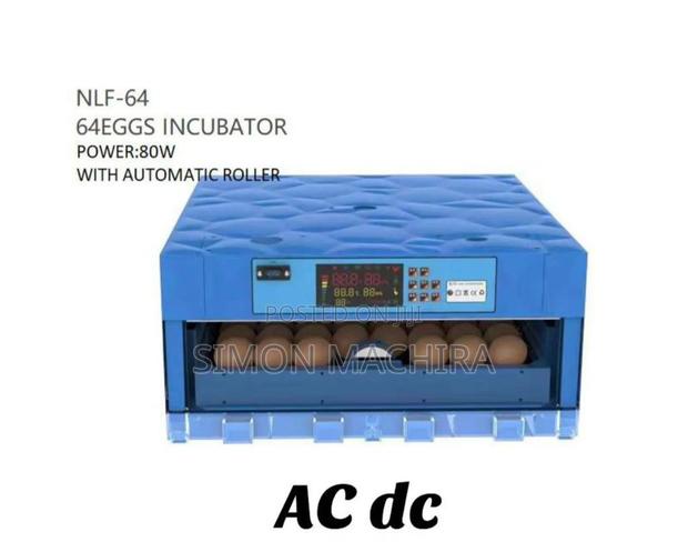 64 Eggs Incubator With Automatic Roller - main view