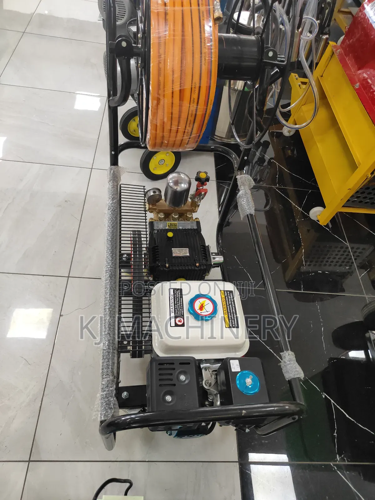 Trolley Sprayer With Delivery Spray Hose Gasoline 8hp Engine