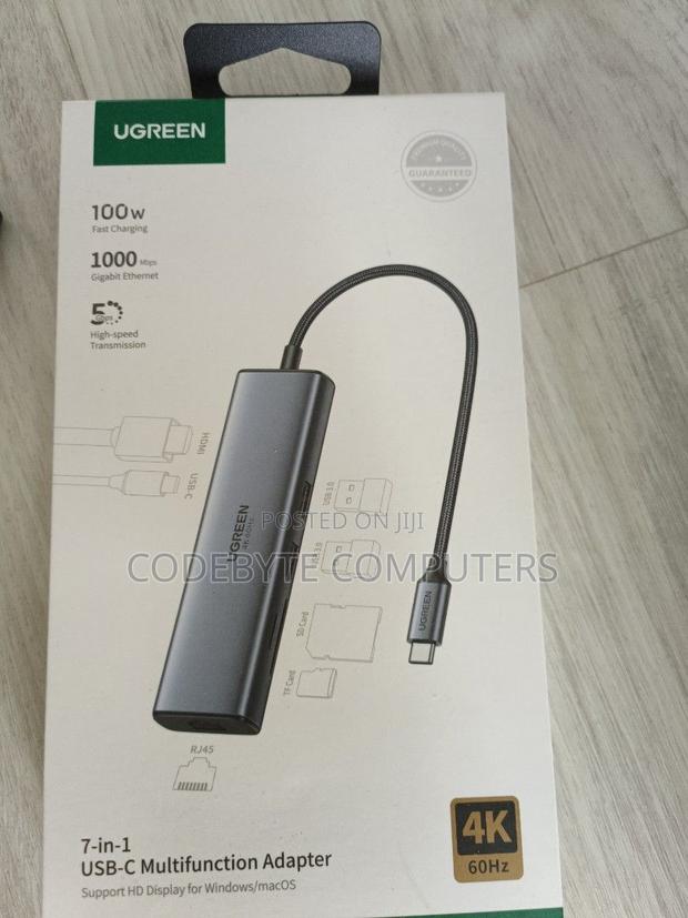 UGREEN 7 in 1 Multifunction Adapter -CM195 - main view