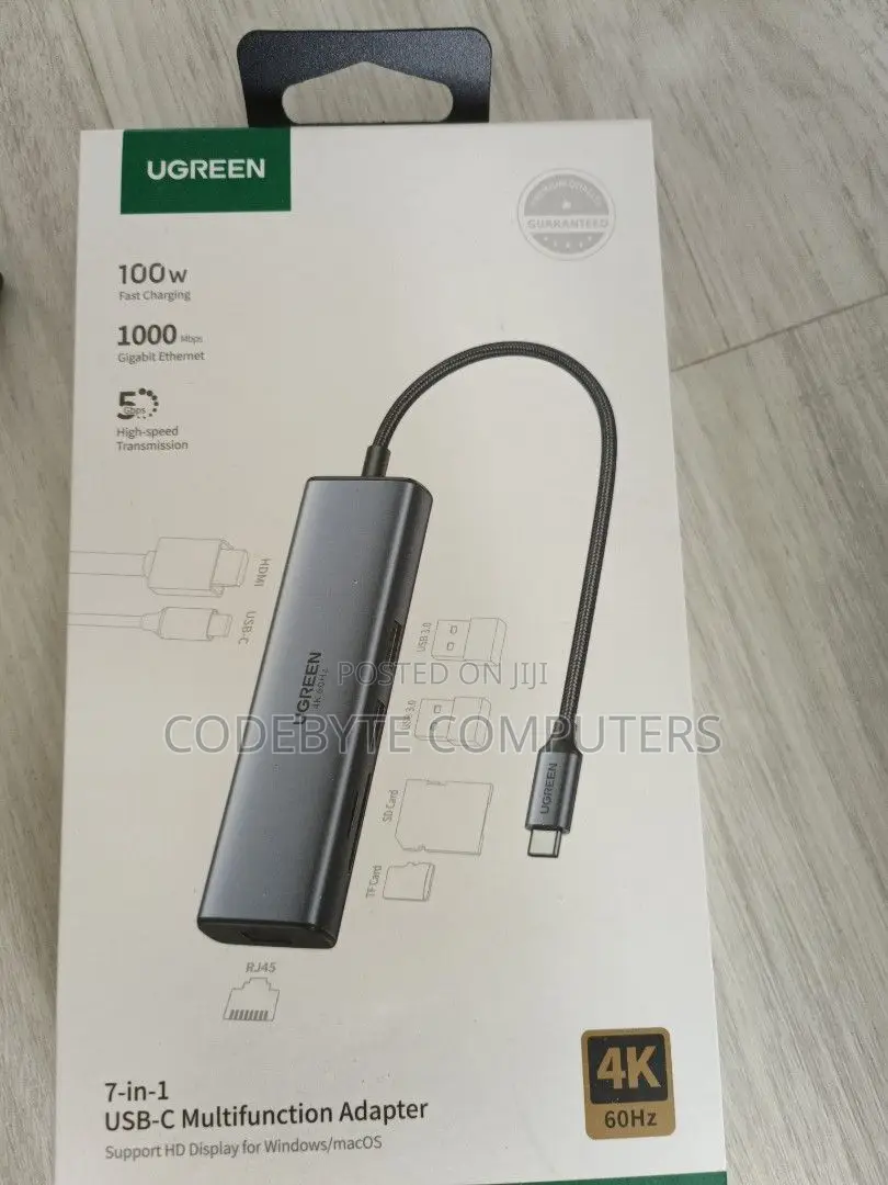 UGREEN 7 in 1 Multifunction Adapter -CM195