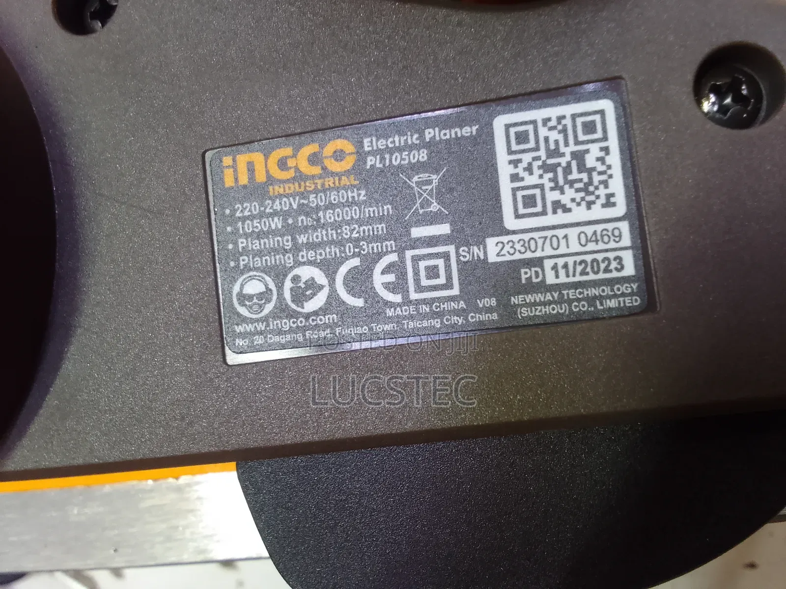 Ingco PL10508 Electric Planner 1050W