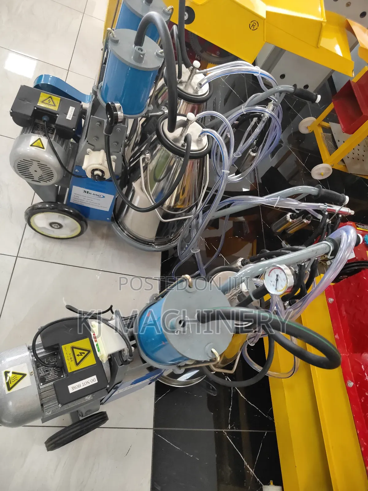 Milking Machine Double Bucket 25l Per Bucket Electric 