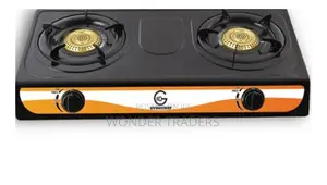 *Eurochef Black 2 Burner : Stainless Steel Cooker*