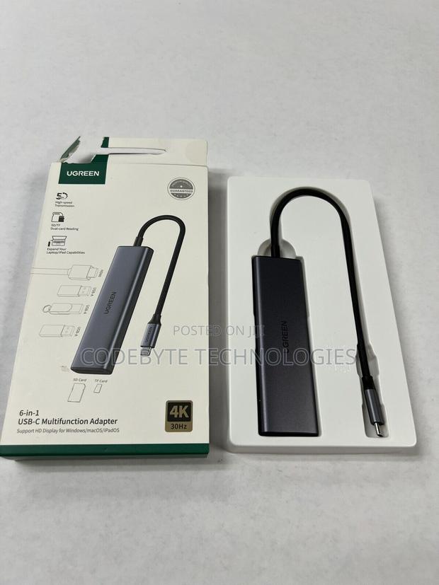 ^UGREEN 6 in 1 Multifunction Adapter, Type C!! - main view