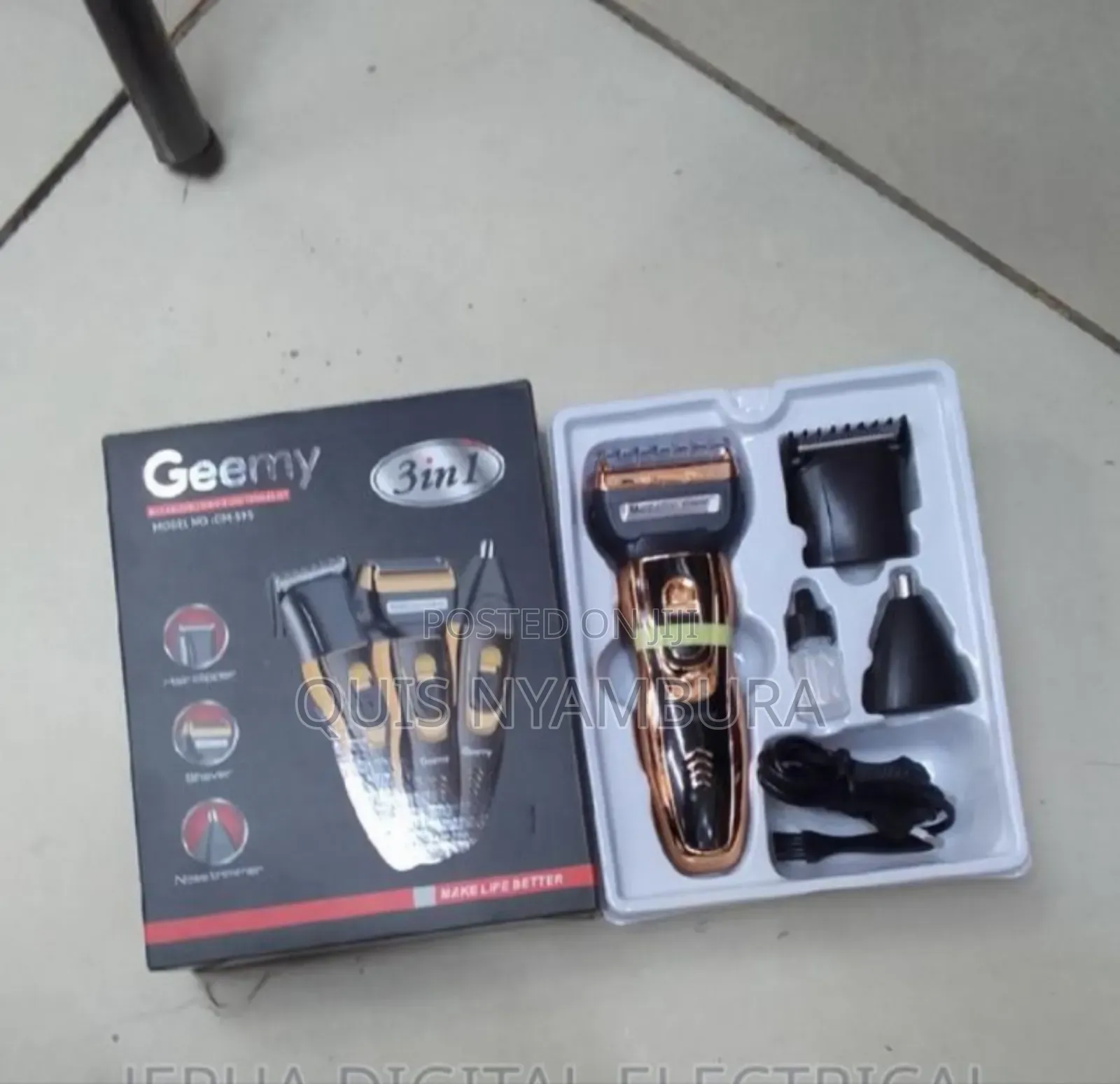 Hair Trimmer 3in1 Cordless