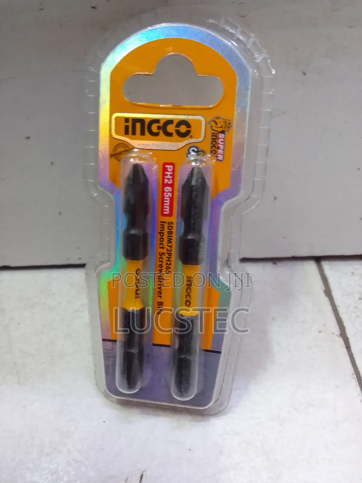 Ingco SDBIM72PH265 Impact Screwdriver Bits PH2 65mm