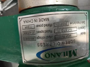 Screw Oil Pressing Machine Single Phase Milano Brand