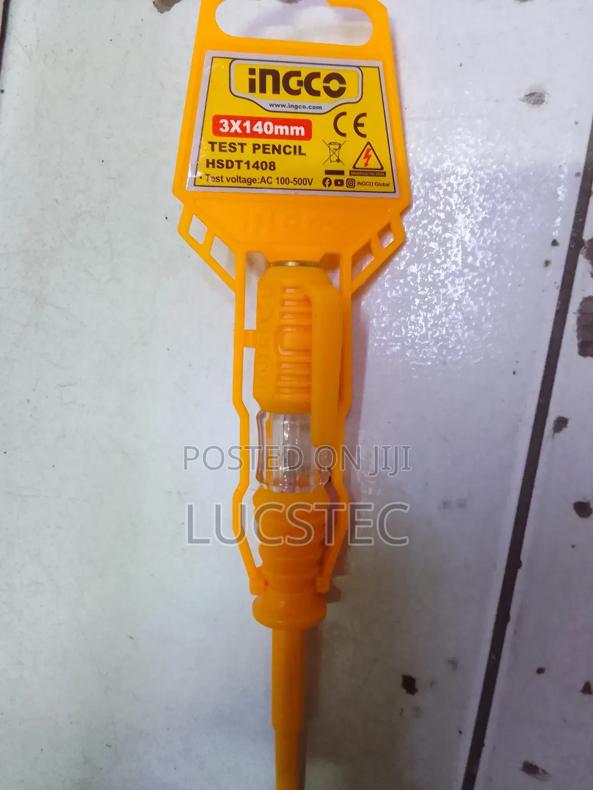 Ingco HSDT1408 Test Pencil 3×140mm 100-500v