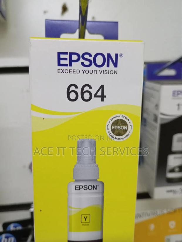 Epson Genuine Ink Yellow, C13T66444A - main view