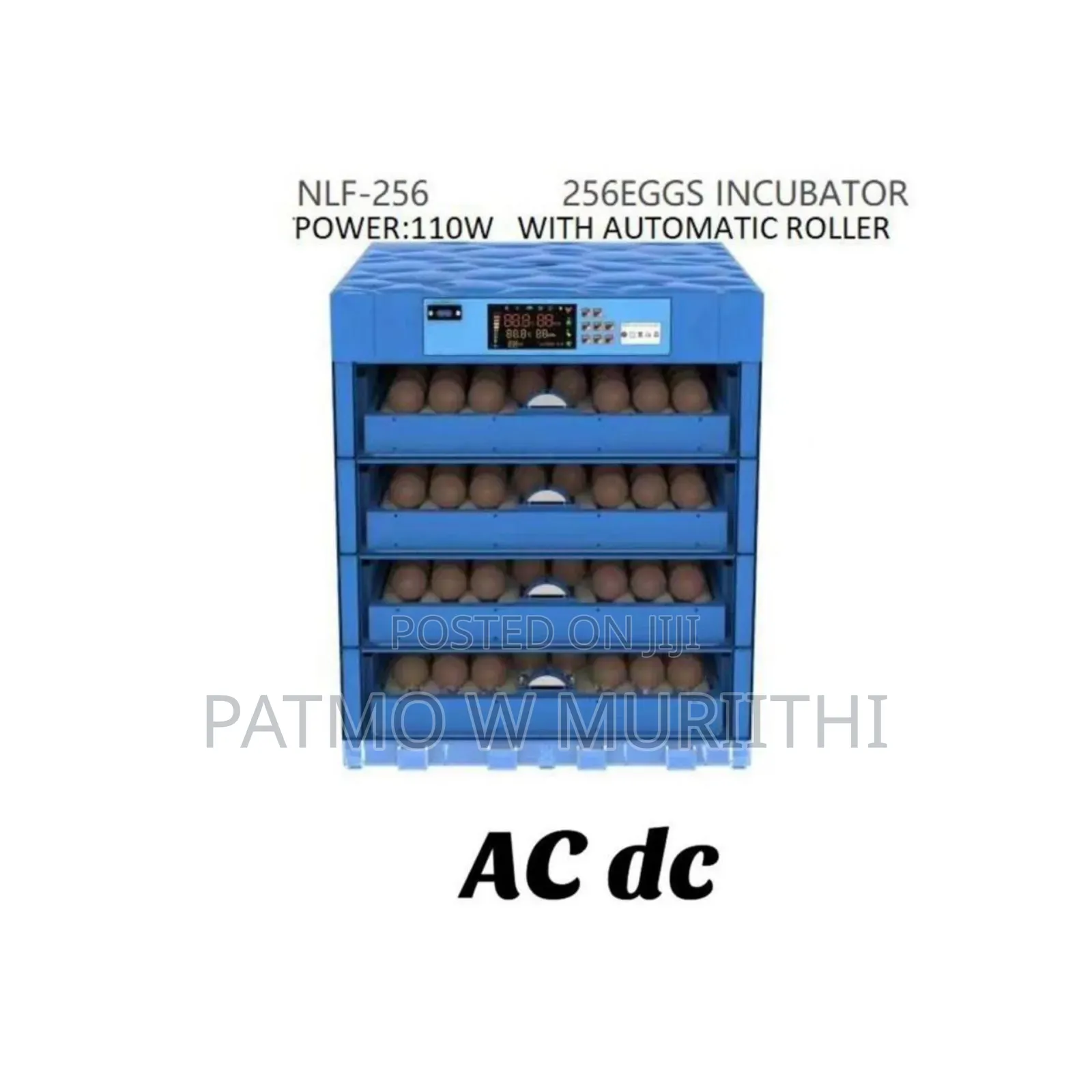 Premier Solar Incubator 256 Eggs Incubator AC/DC