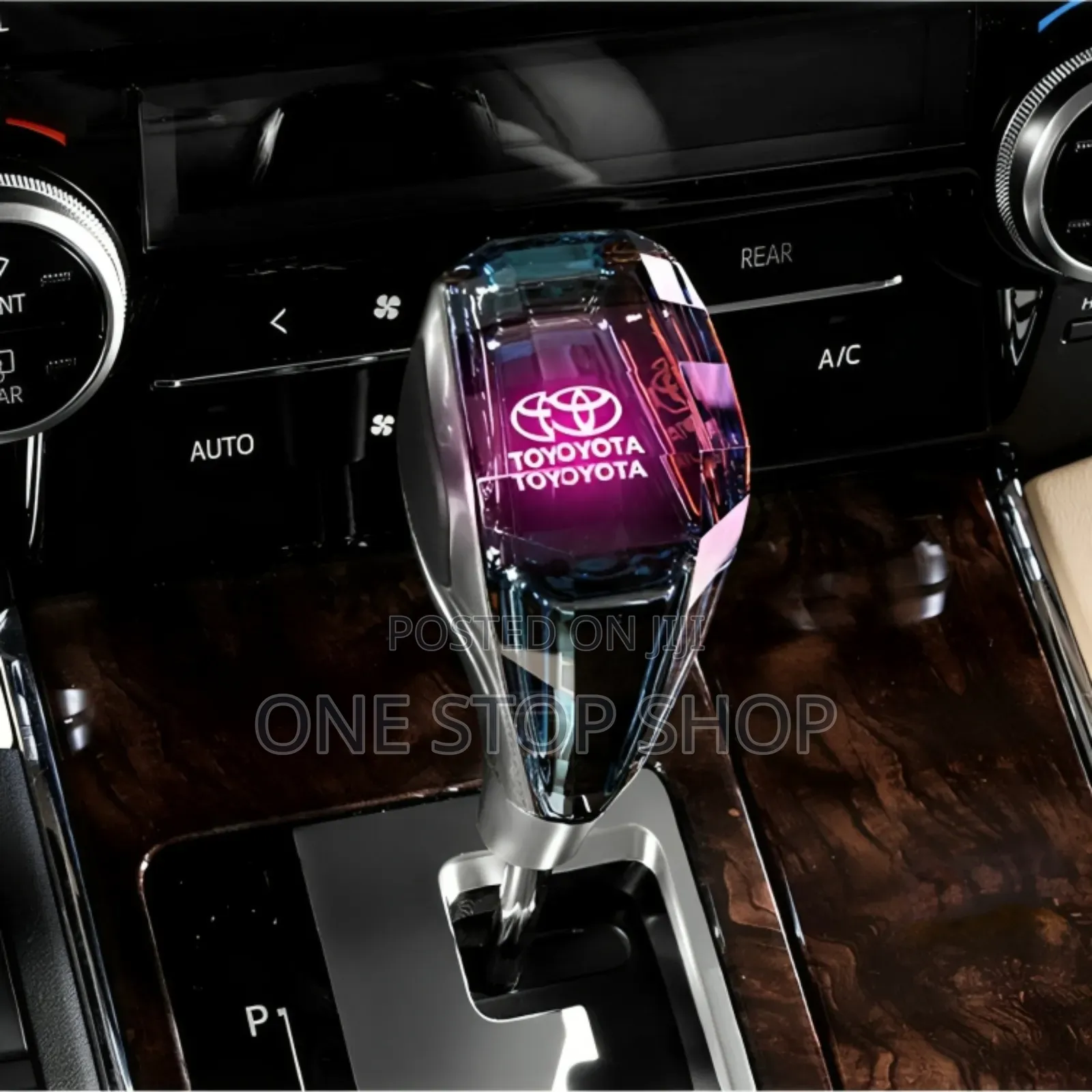 Led Gear Knob With Toyota Led Logo