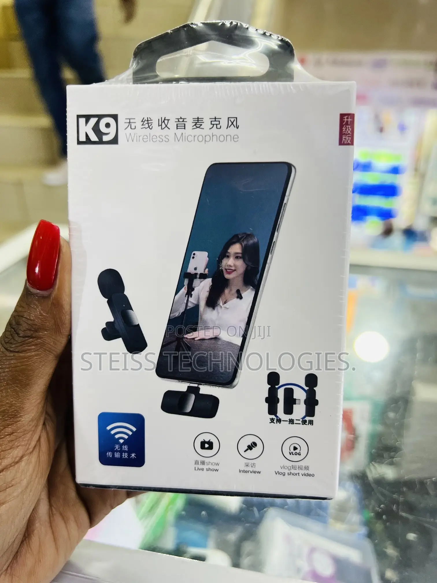Wireless iPhone and Type C Microphone
