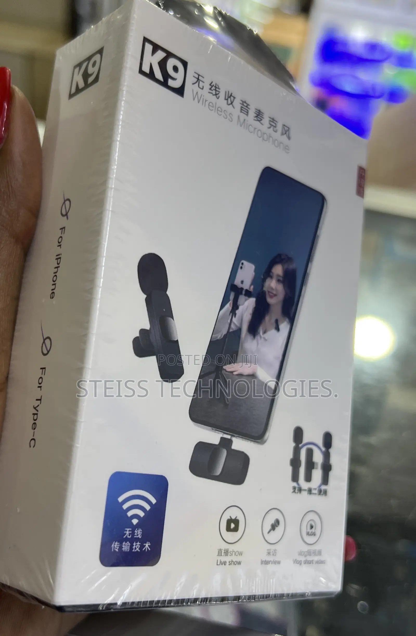 Wireless iPhone and Type C Microphone