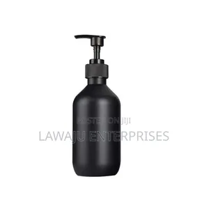 300 ML Matte Black Plastic Soap Dispenser