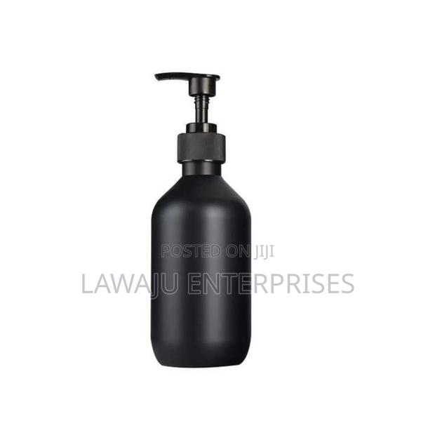 300 ML Matte Black Plastic Soap Dispenser