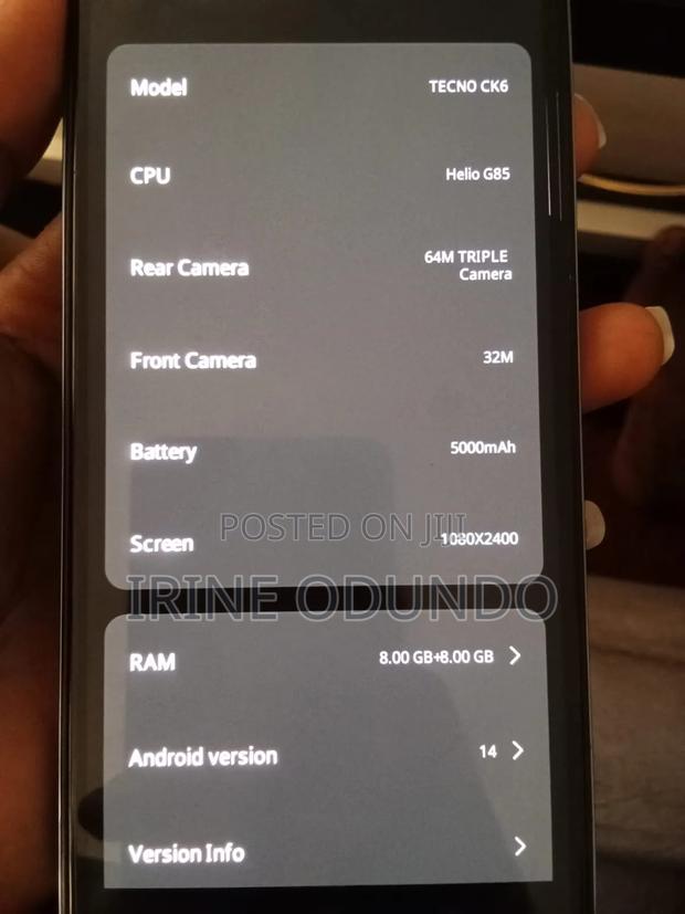 Tecno Camon 20 256 GB Blue - thumbnail 2