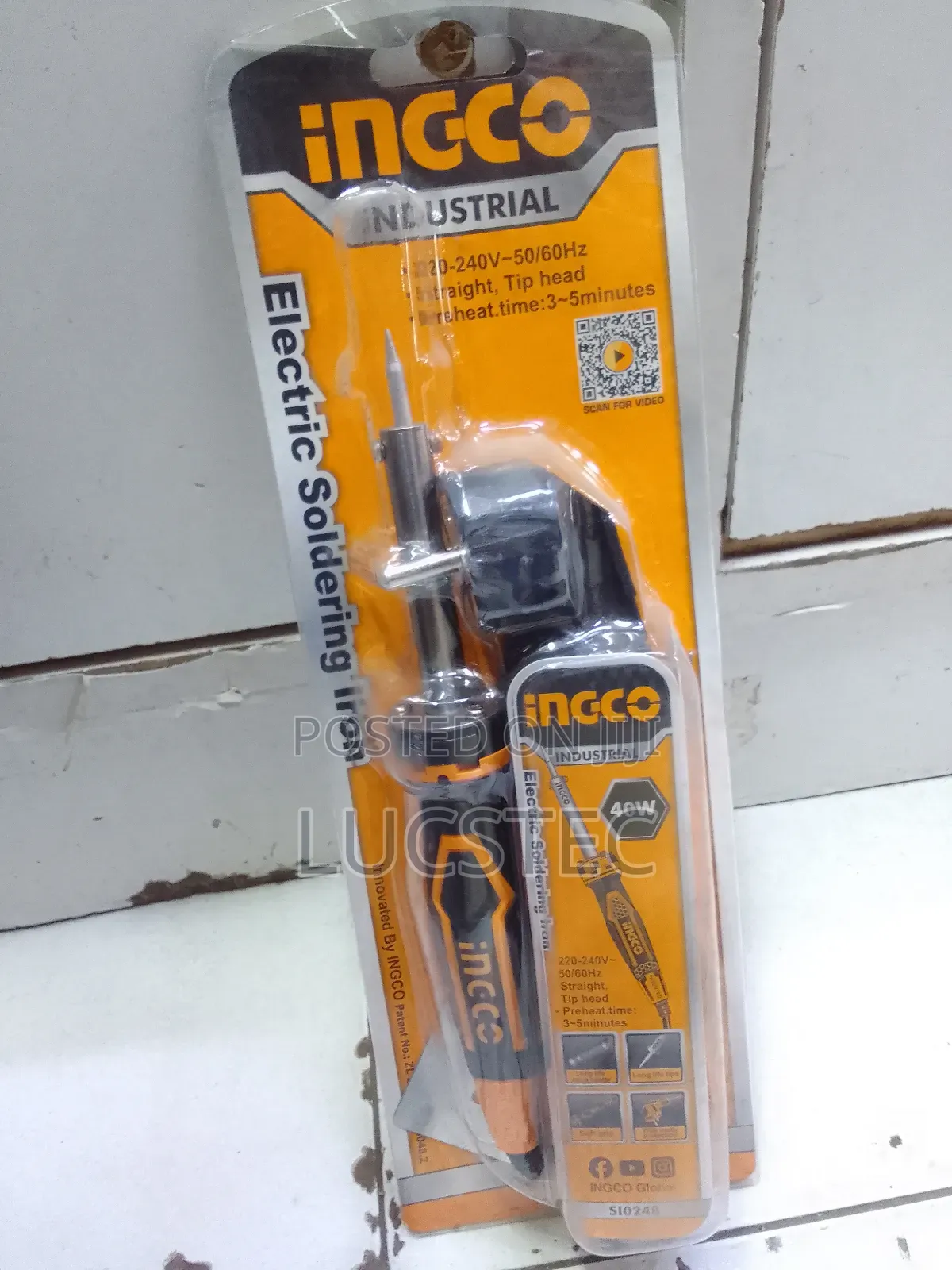 Ingco SI0248 Electric Soldering Iron 40W