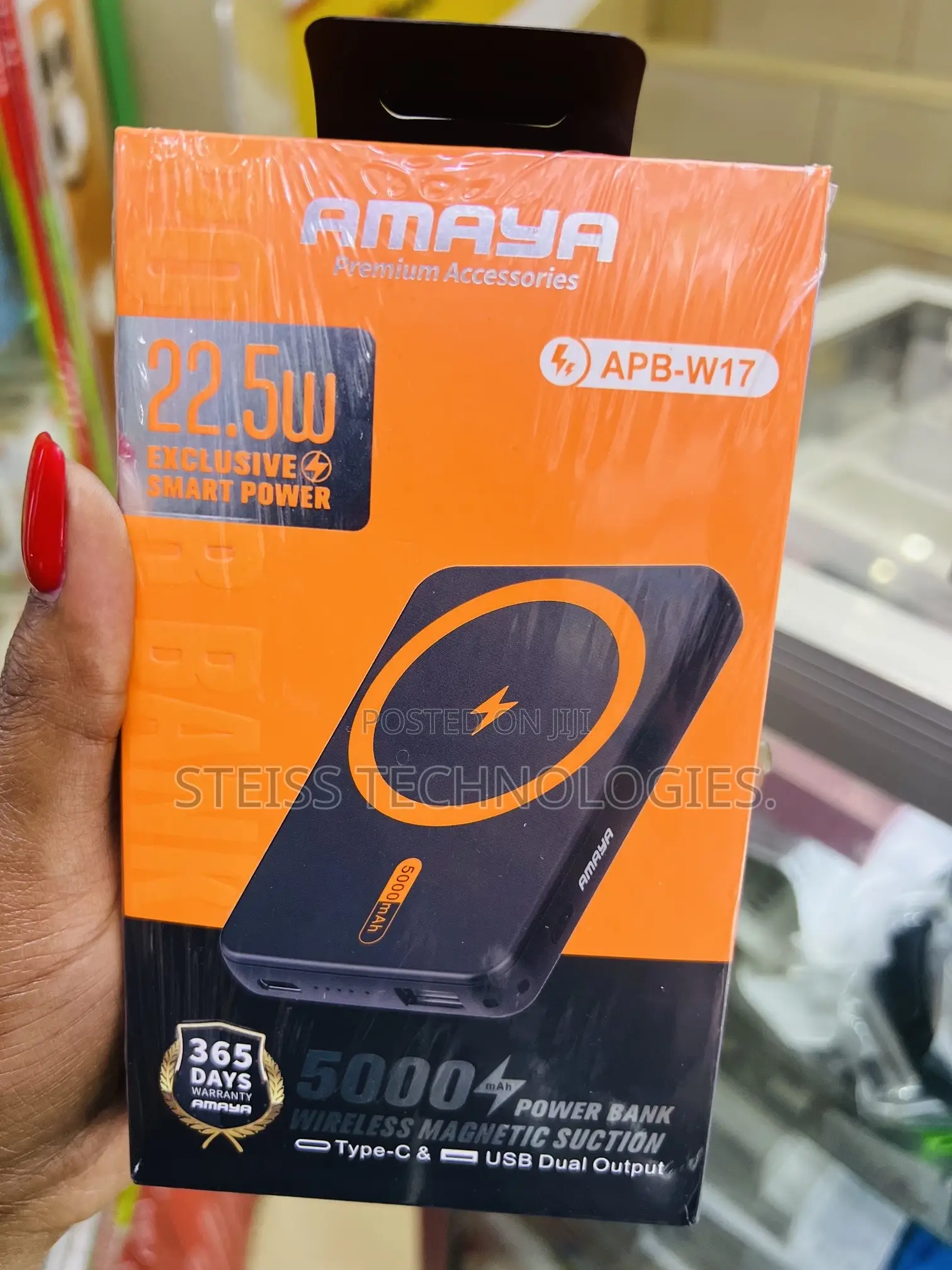 22.5W Wireless Magnetic Charger.
