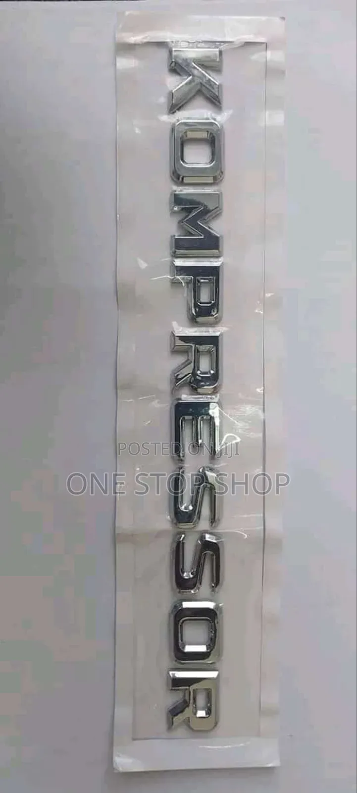 Kompressor Boot Replacement Badge Sticker