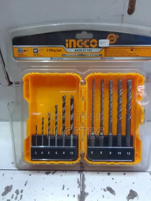 Ingco AKDL31101 Concrete and Hammer Drill Bits Set 11pcs