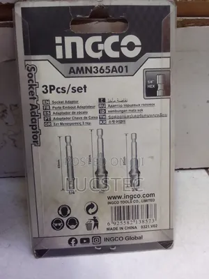 Ingco AMN365A01 Socket Adapter 3pcs Set