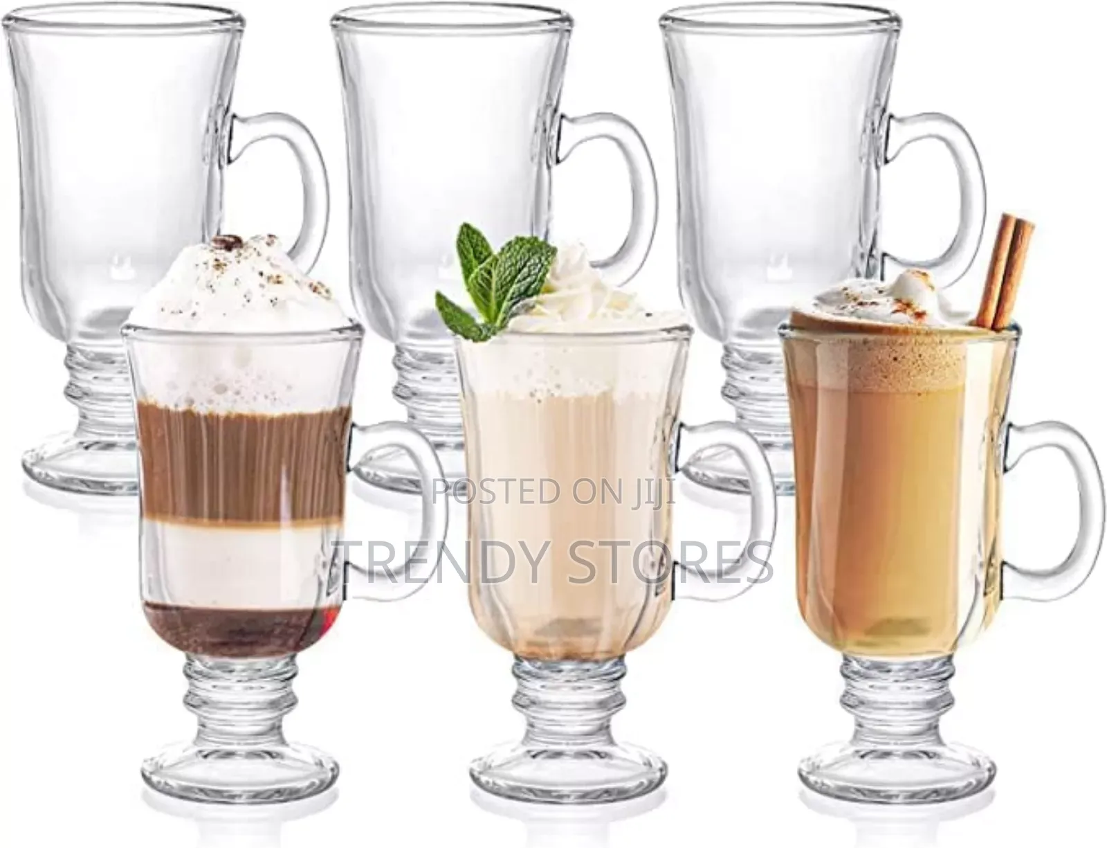 250ML 6 Pcs Irish Glass Mug