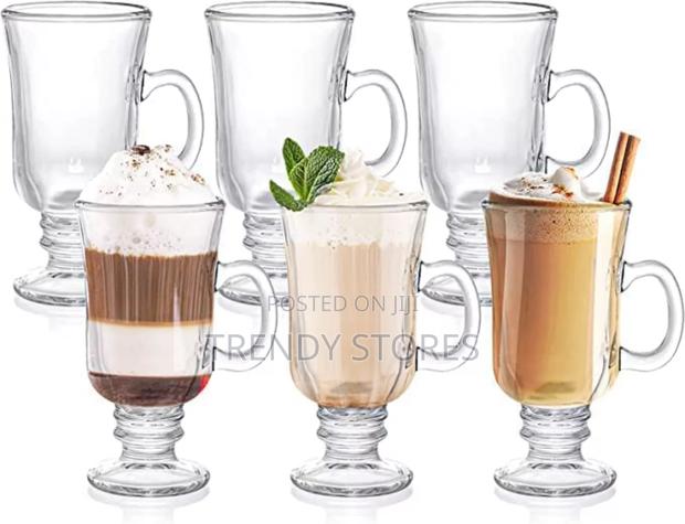 250ML 6 Pcs Irish Glass Mug - main view