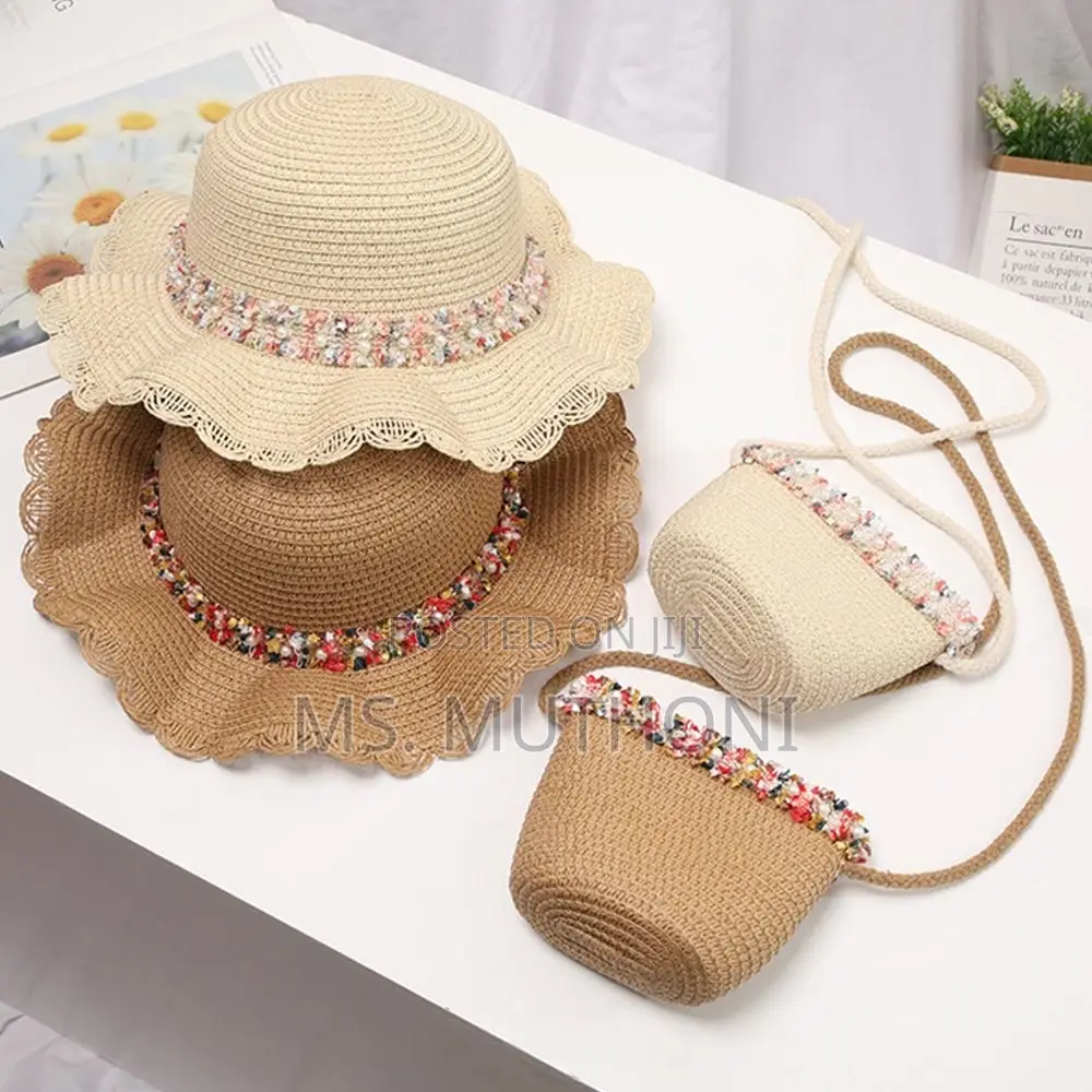 Quality New Kids Summer Matching Hat Bag Sets
