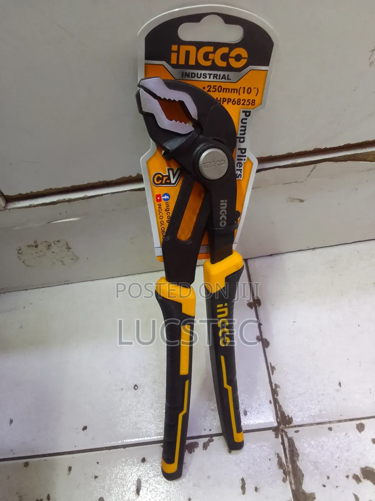 INGCO HPP68258 Pump Pliers 10"(250mm)