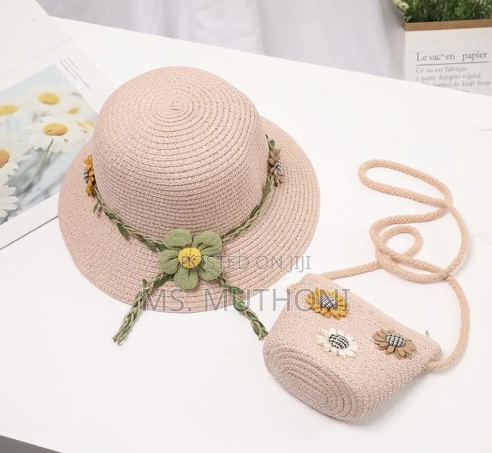 Quality New Kids Summer Matching Hat Bag Sets