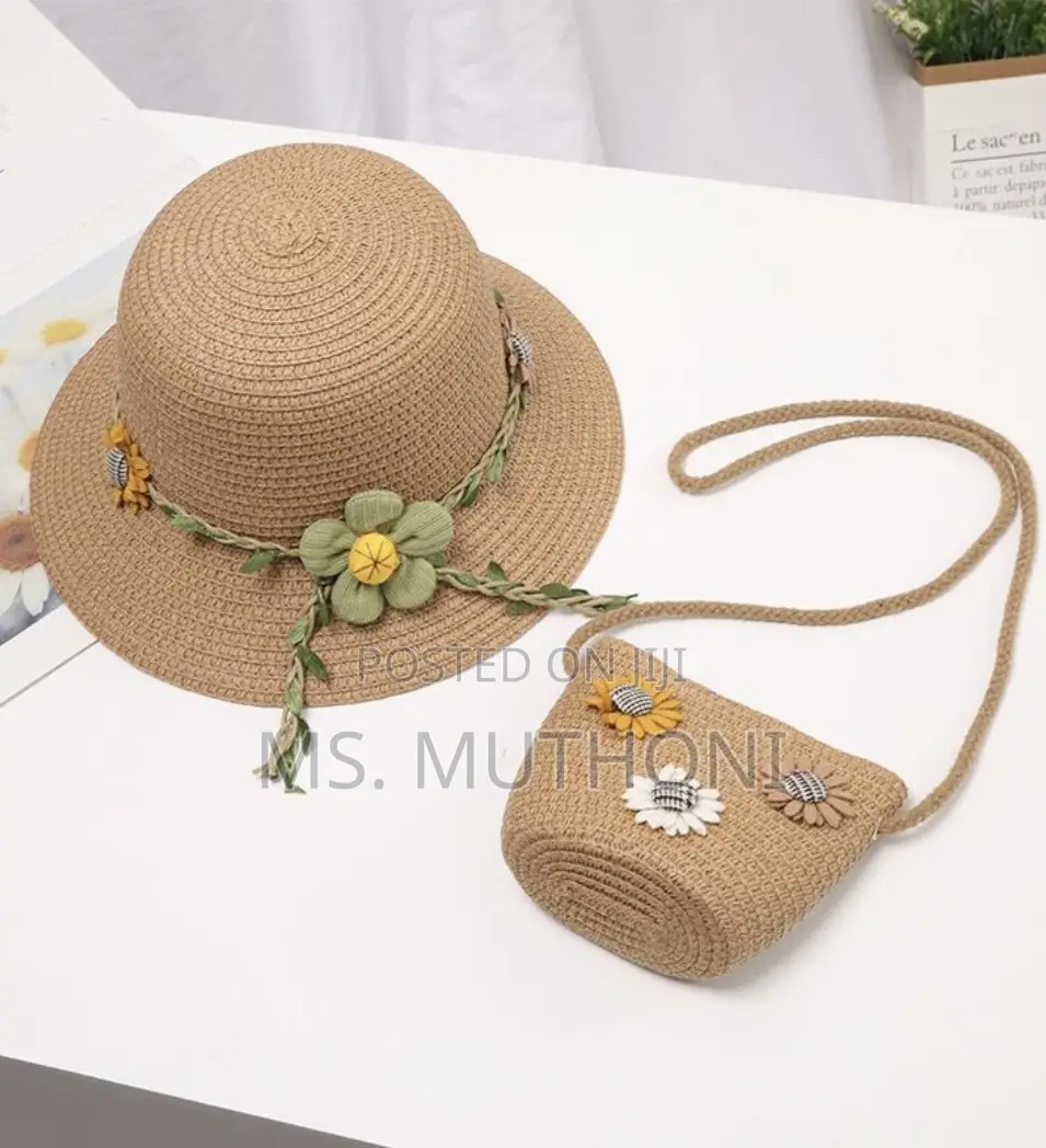 Quality New Kids Summer Matching Hat Bag Sets