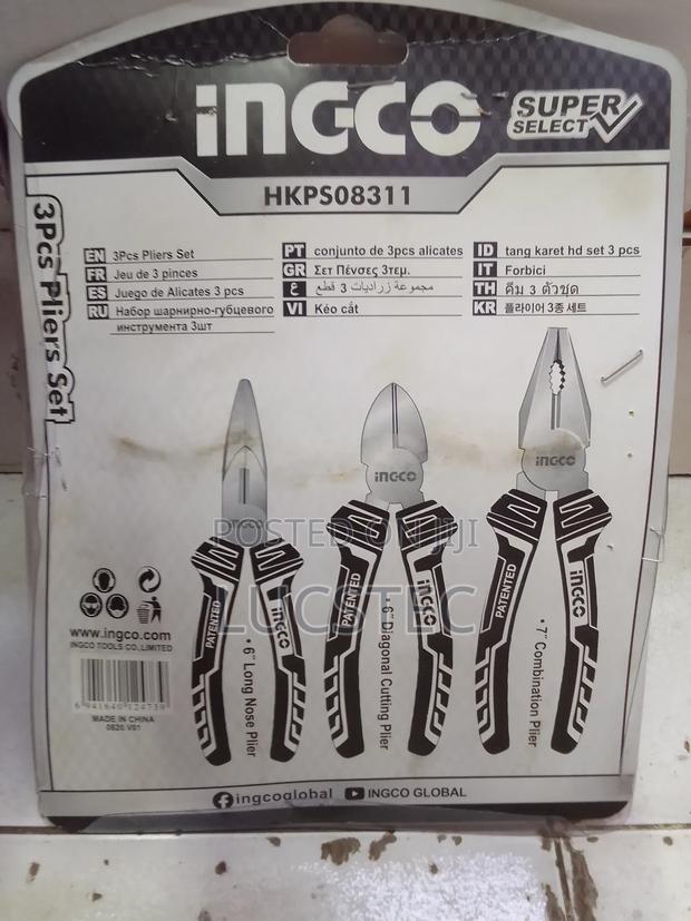 INGCO HKPS08311 3pcs Pliers Set - thumbnail 2
