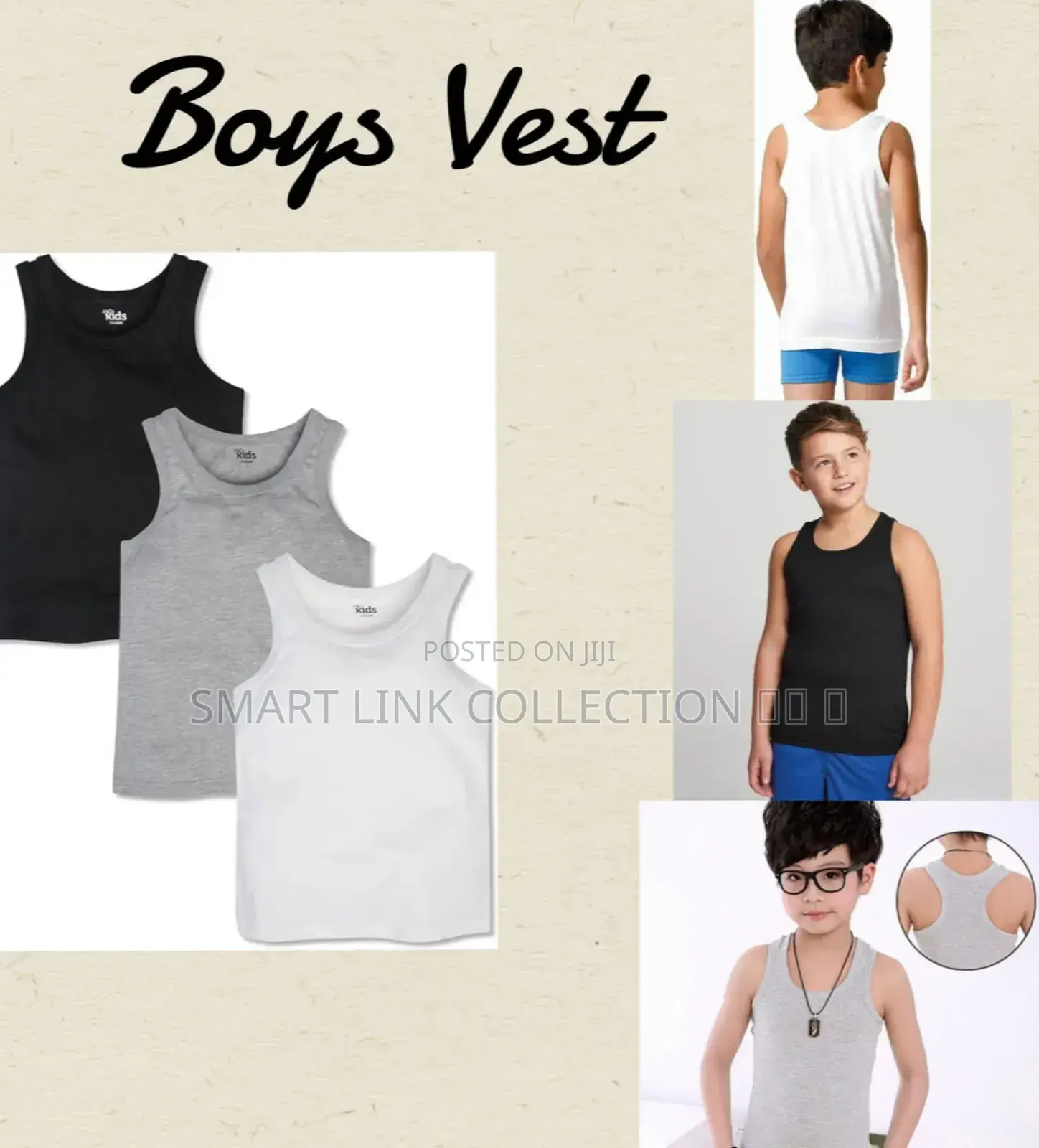 *3 Set Boys Quality Vest*