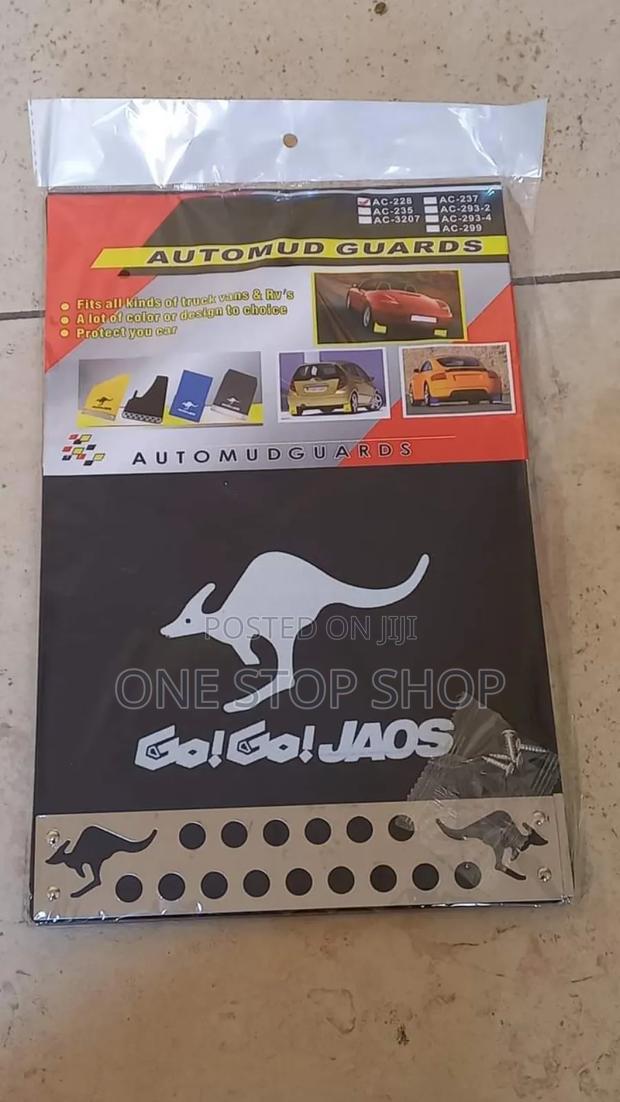 4pcs Black Kangaroo Mudflaps for All Car Models