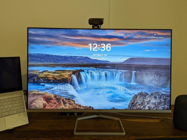 HP M32f 31.5" FHD Monitor, Black Color, Connectivity: 1 VGA` - thumbnail 2