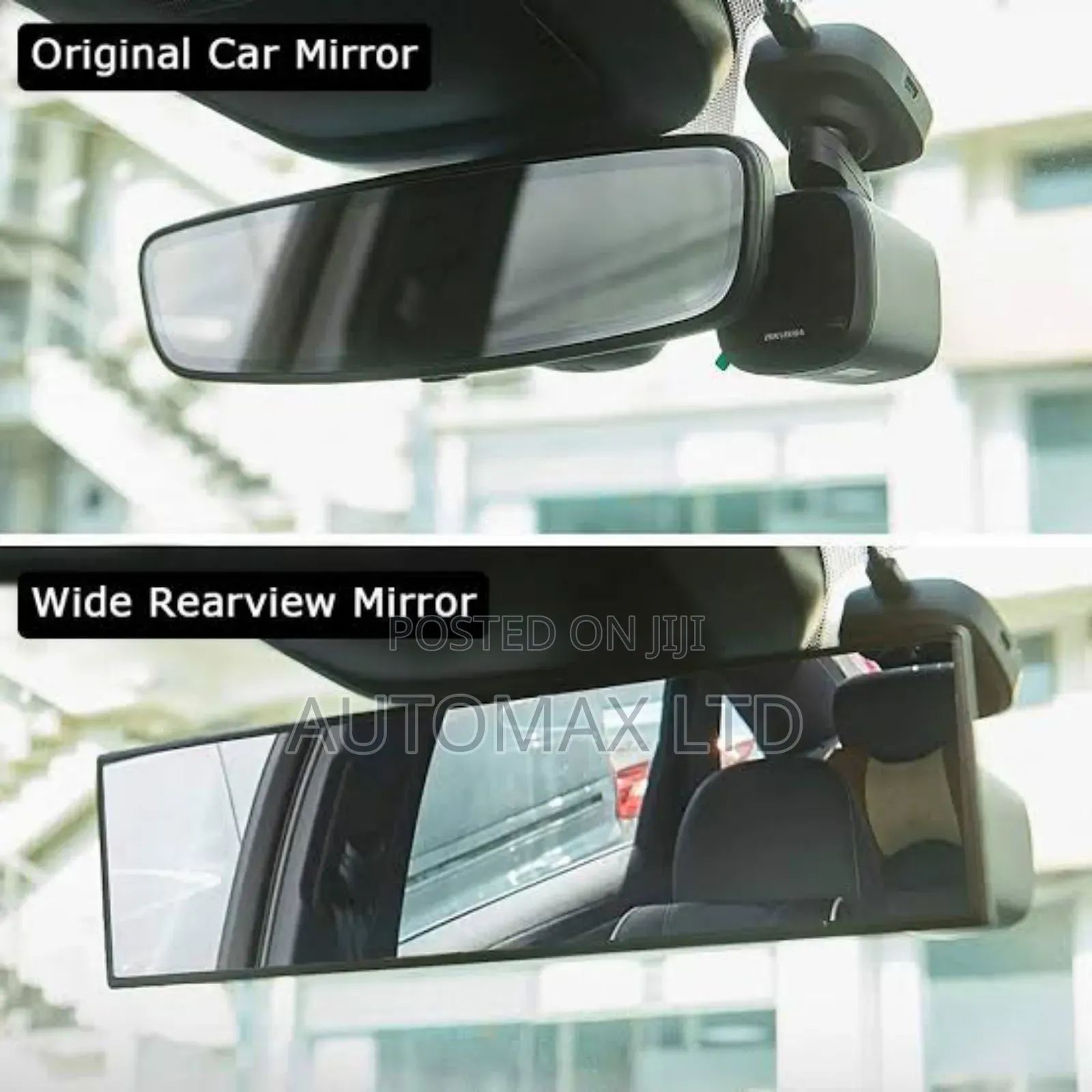 Wide Angle Panoramic Interior Rear View Mirror. For Toyota