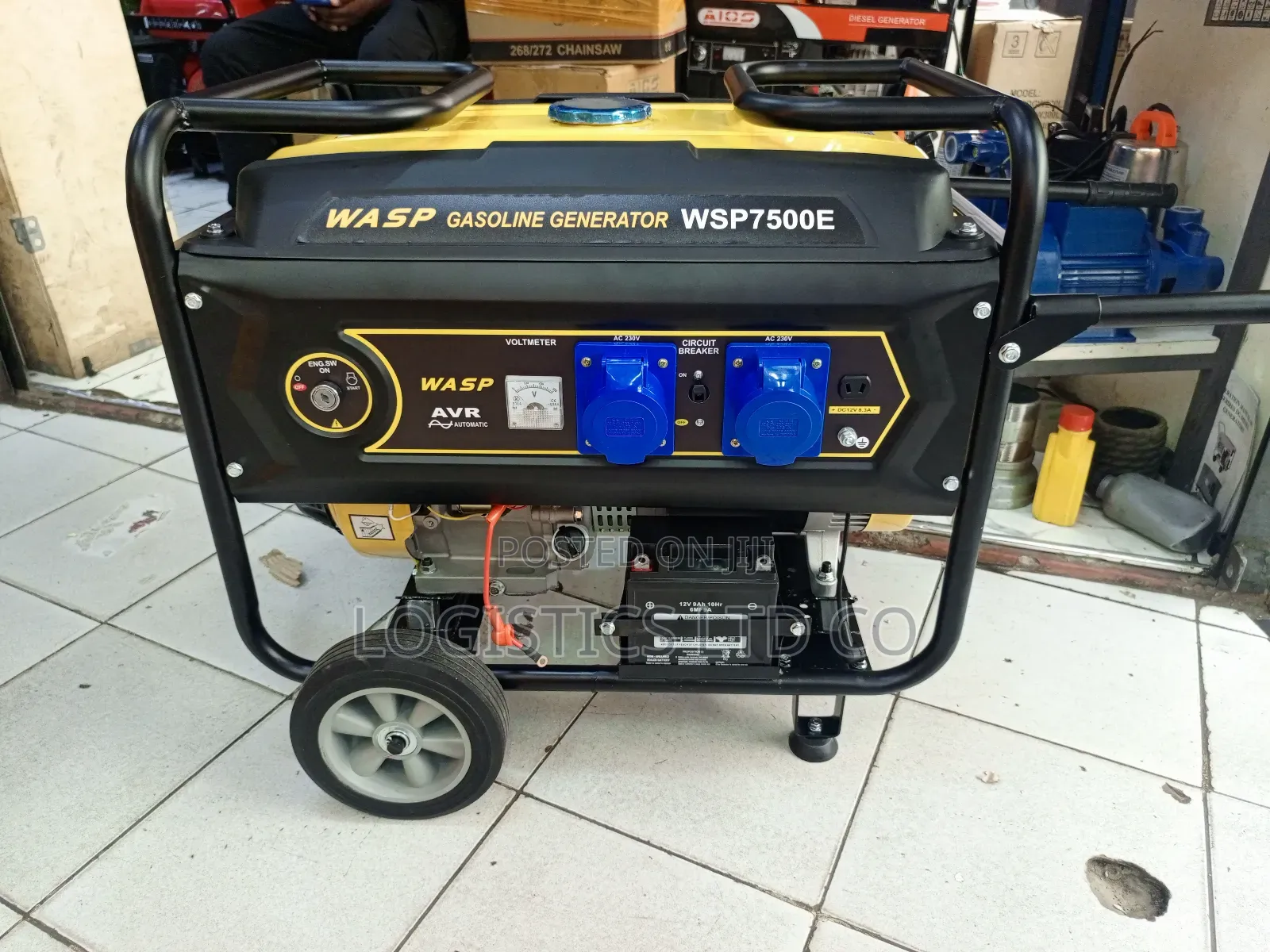 Wasp 7500e Gasoline Generator 6.0kw-6.5kw Keystart