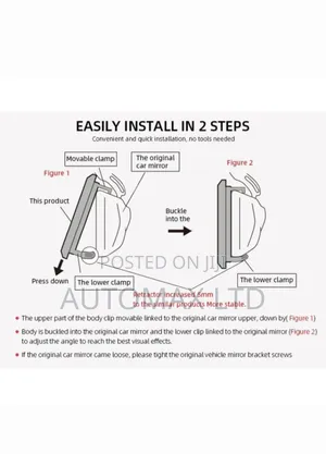 Wide Panoramic Center Mirror. For Subaru,Nissan,Mazda