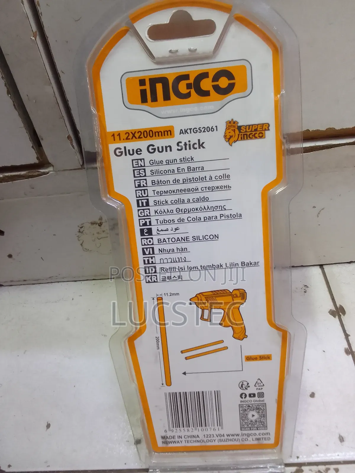 INGCO AKTGS2061 Glue Gun Stick 11.2×200mm