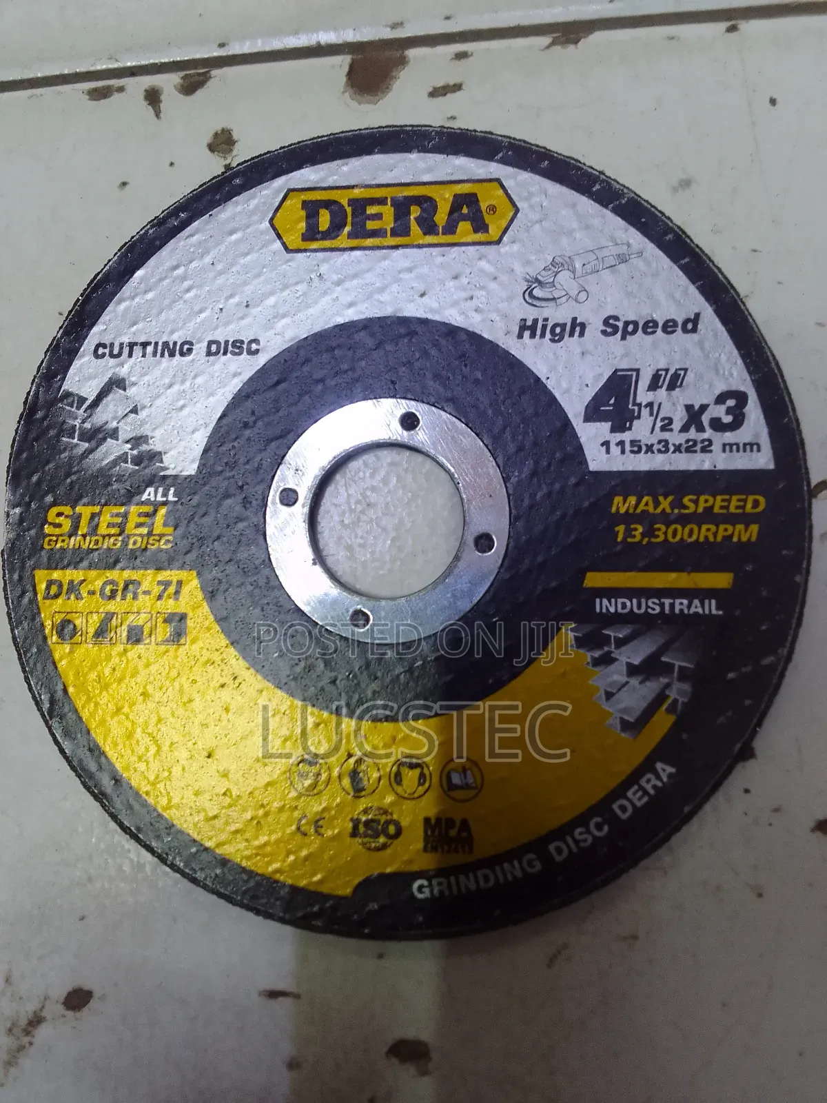 DERA DK-GR-7I Cutting Disc 4.5" ×3mm