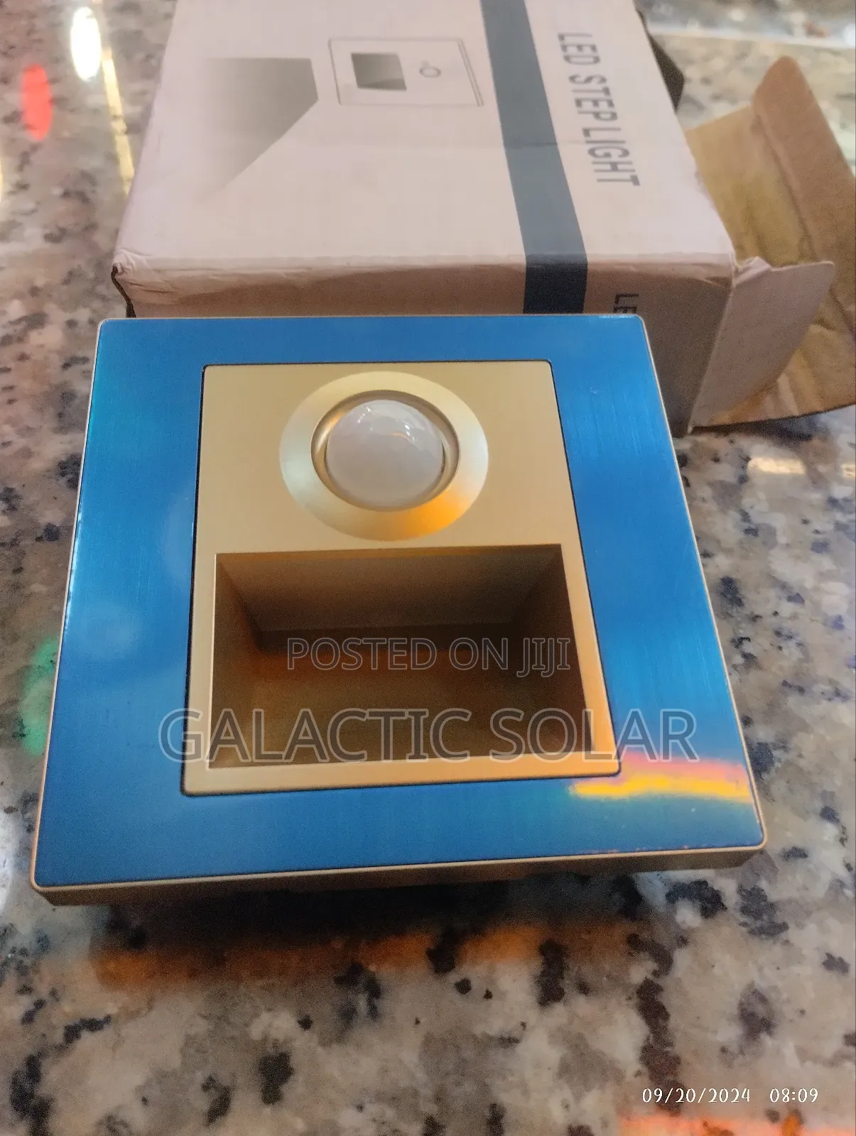 Gold Step Lights Motion Sensor