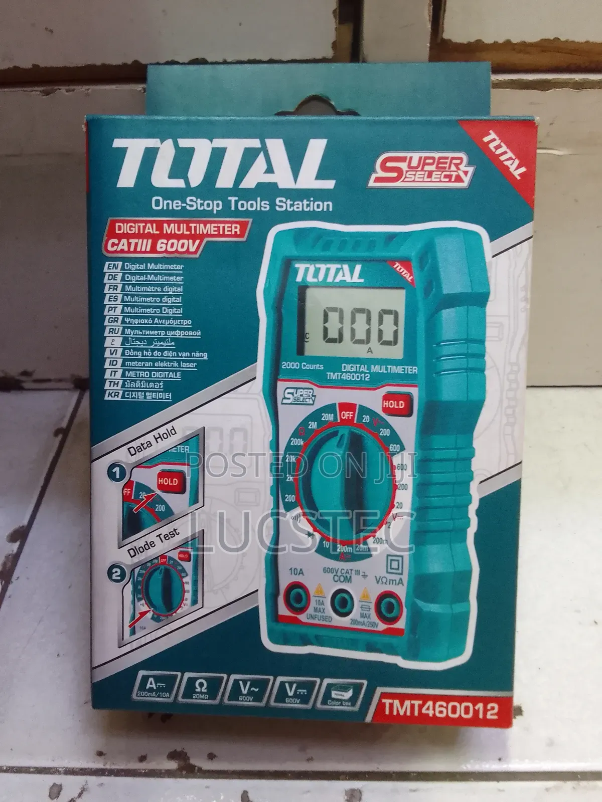 Total TMT460012 Digital Multimeter CATIII 600V