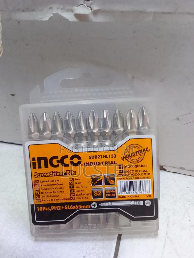 INGCO SDB21HL133 Screwdriver Bits 10pcs