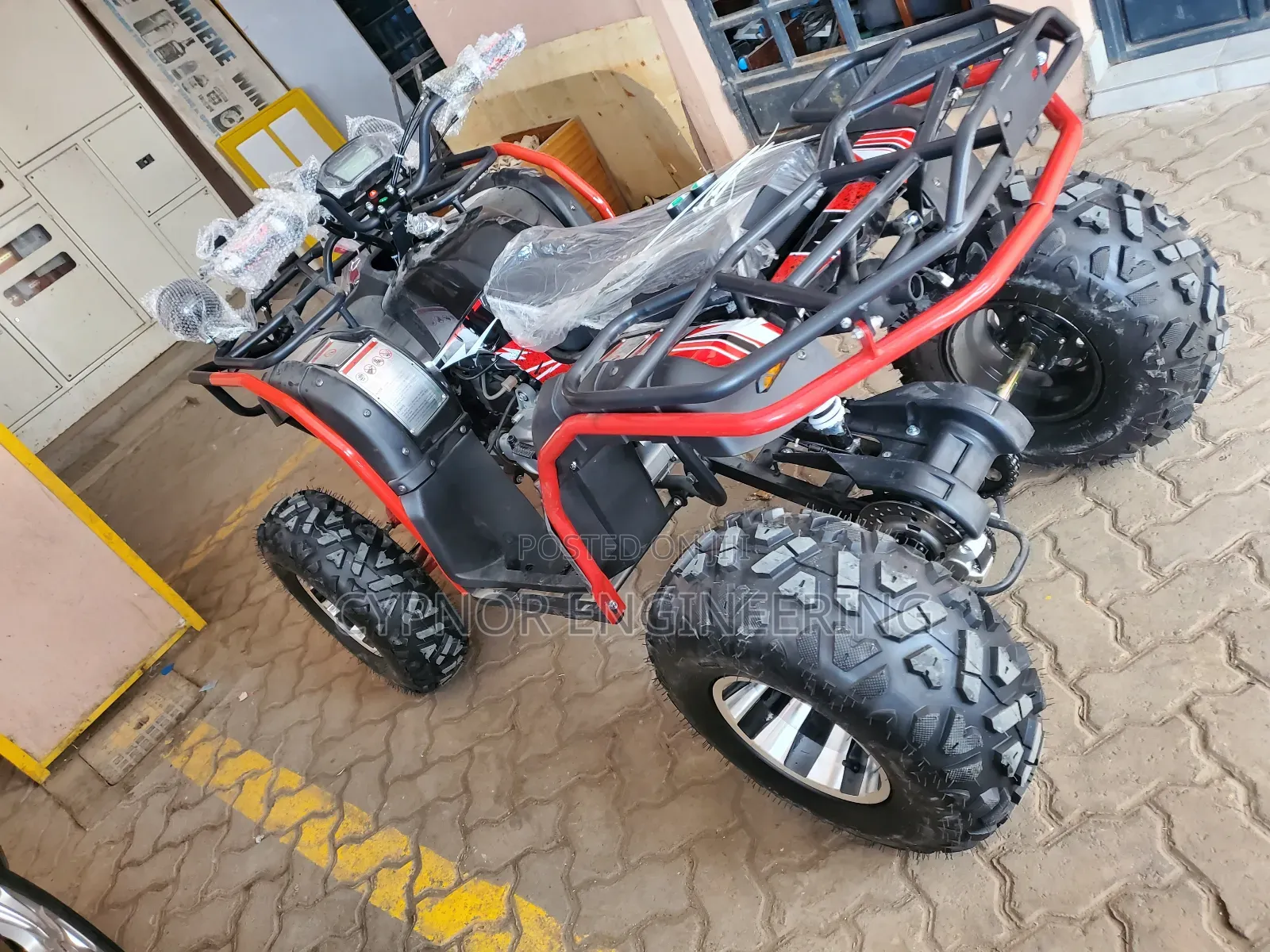 200cc Petro Engine Red Quadbike