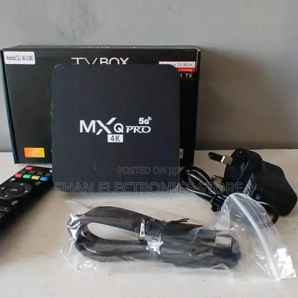 Smart Streaming MXQ PRO Smart Android TV Box 8GB Ram + 128GB