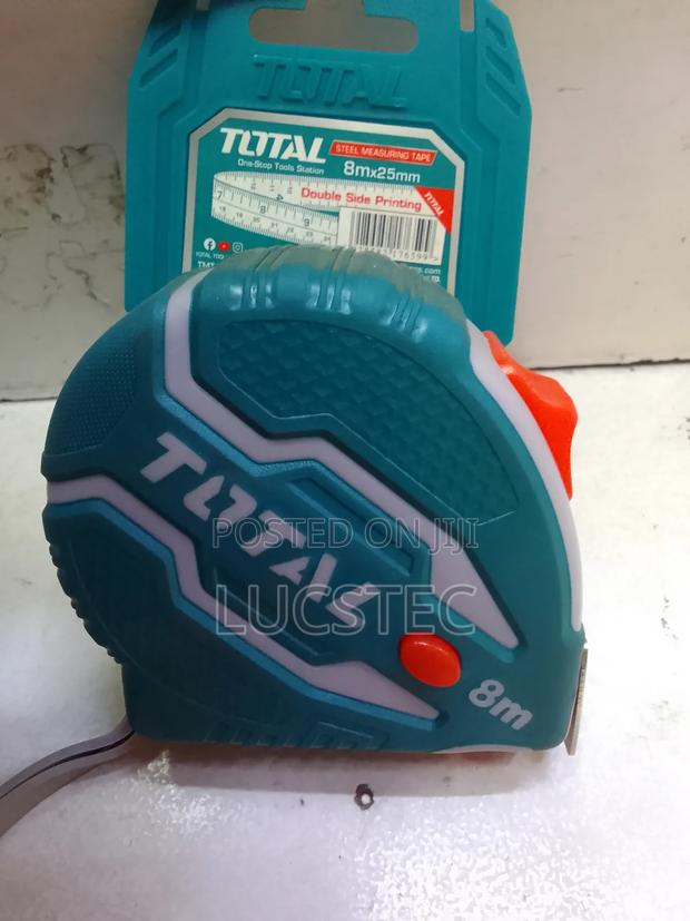 Total TMT136081 Steel Measuring Tape 8m
