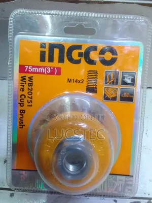 INGCO WB20751 Wire Cup Brush 3" (75mm)