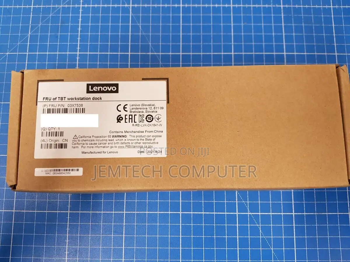 Lenovo Thinkpad Universal Thunderbolt 4 Dock - 40b00135uk!