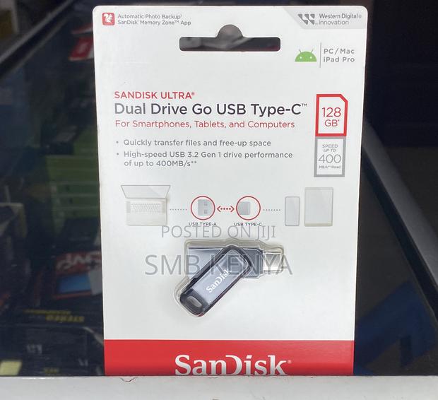 Sandisk Ultra Type C Otg 128 Gb Flash Drive - main view