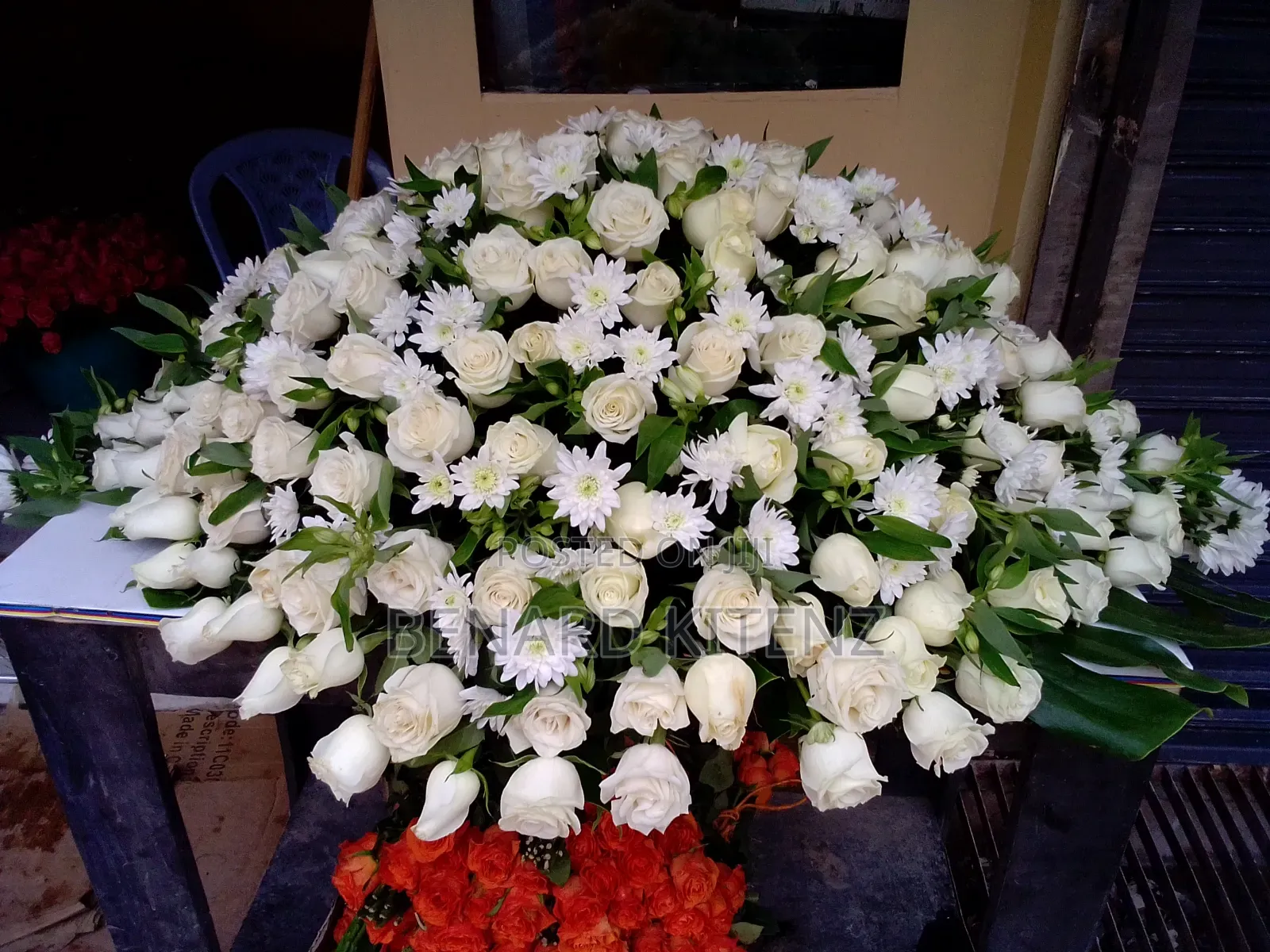 Coffin Spread/ Casket . Memorial/Burial/Wreath Flowers